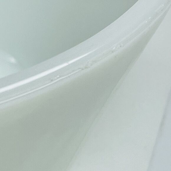 4 Vintage Anchor Hocking Oven Proof Milk Glass Handled Chili Soup Bowls Set Of 4 - Picture 10 of 11